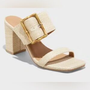 NWT Women's Bristol Mule Heels - Universal
Thread Beige Sandal Size 8.5
